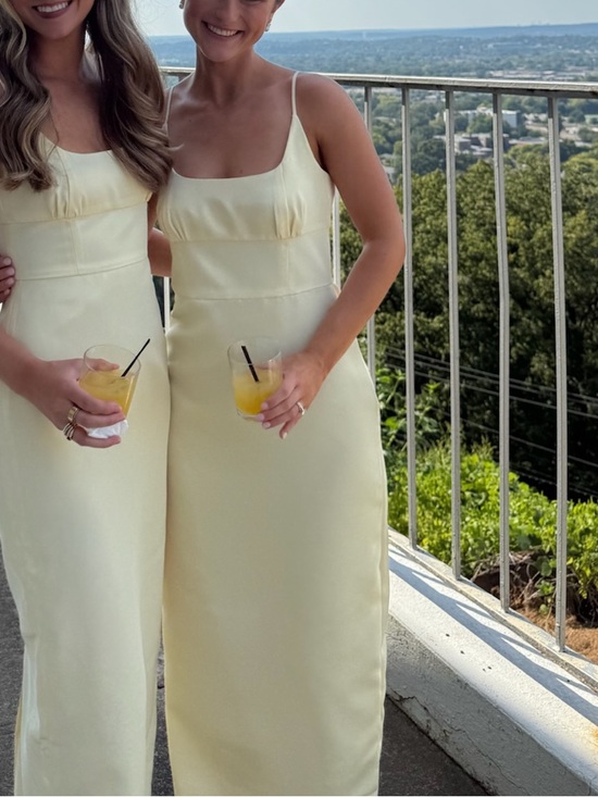 Lulakate Dresses & Skirts - Lula Kate Bridesmaid Dress - Jane Style in Lemon Color